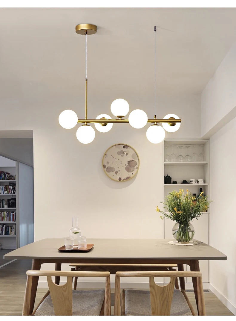 Nordic Modern LED Pendant Gold Light