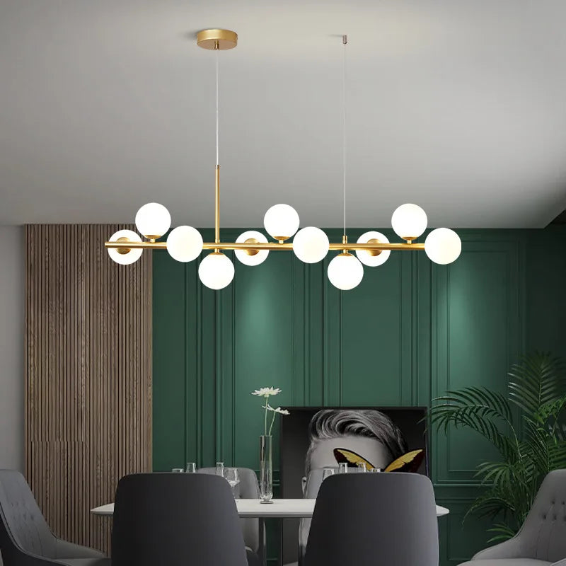 Nordic Modern LED Pendant Gold Light