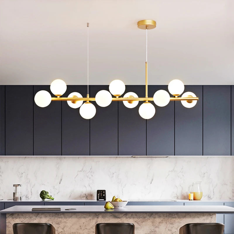 Nordic Modern LED Pendant Gold Light