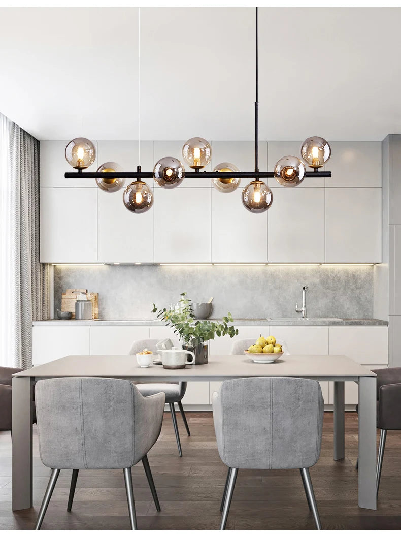 Nordic Modern LED Pendant Gold Light