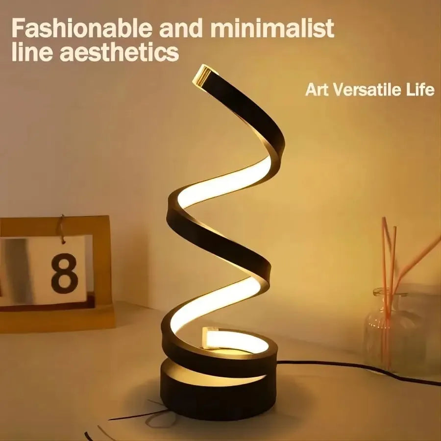 Ava - Table Lamp Modern Spiral LED