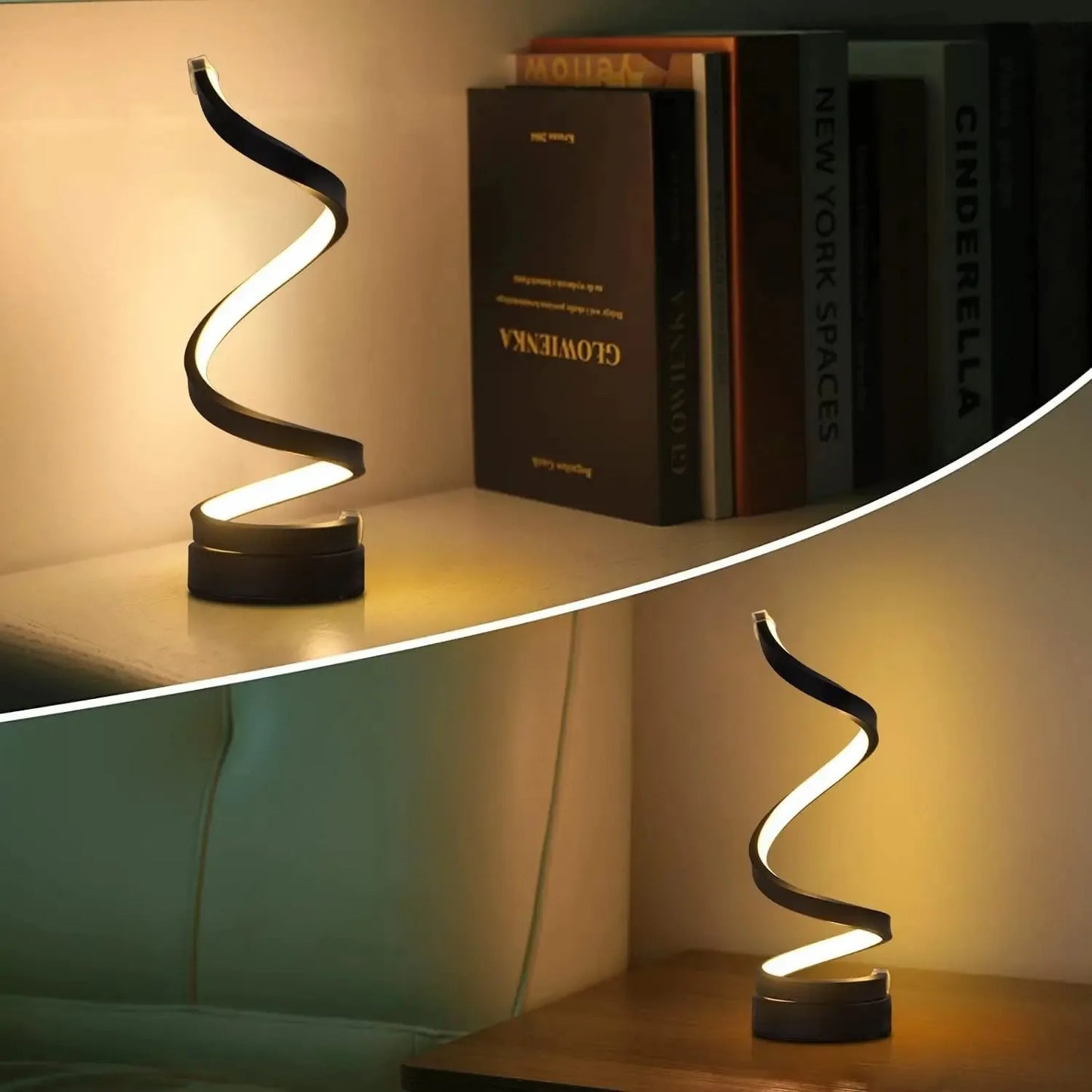 Ava - Table Lamp Modern Spiral LED