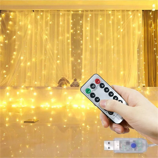 LED Curtain Bedroom Lights