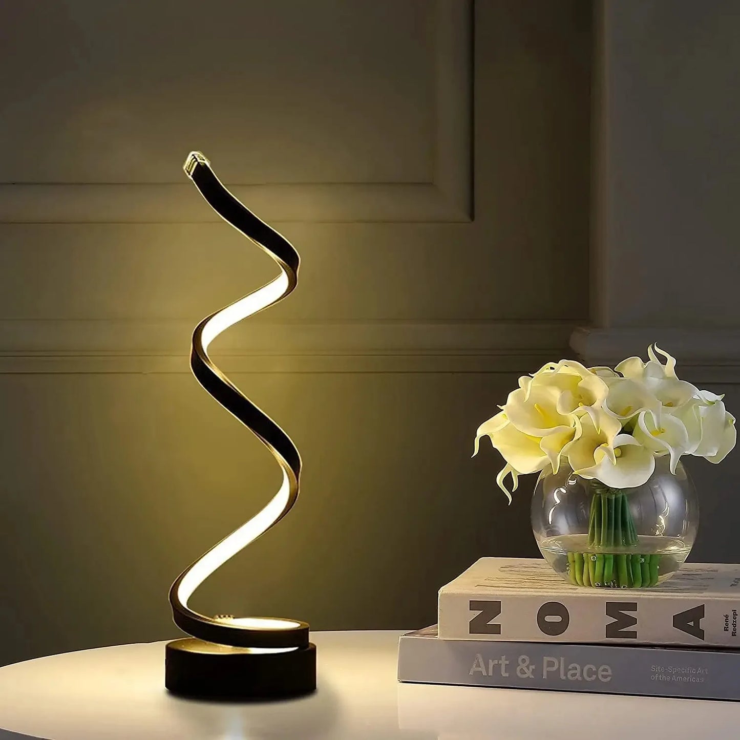 Ava - Table Lamp Modern Spiral LED